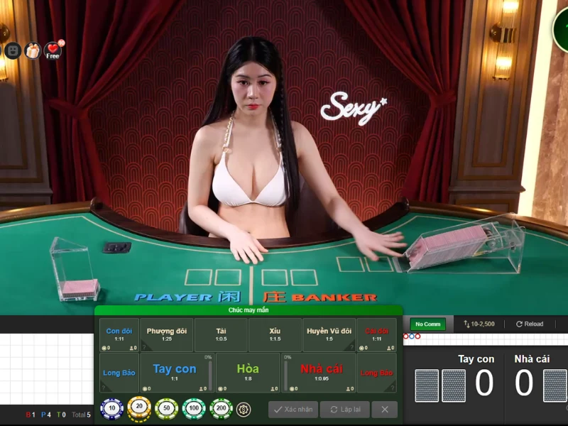 Trải nghiệm người chơi tại sảnh Sexy